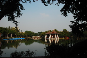 中山公園湖心亭
