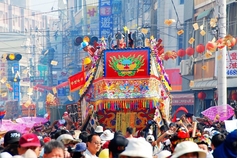 西港慶安宮船頭張貼和瘟符命