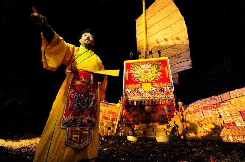 柳營代天院點艙儀式