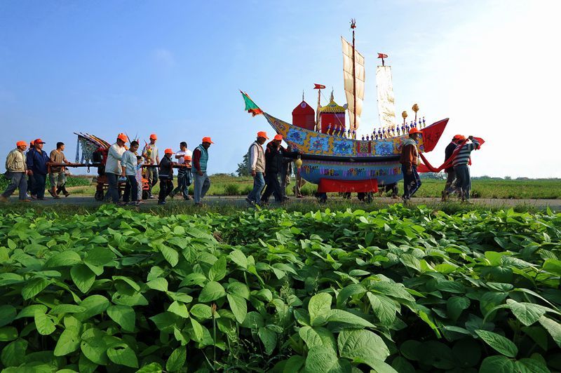 後鎮仔鎮安宮送王