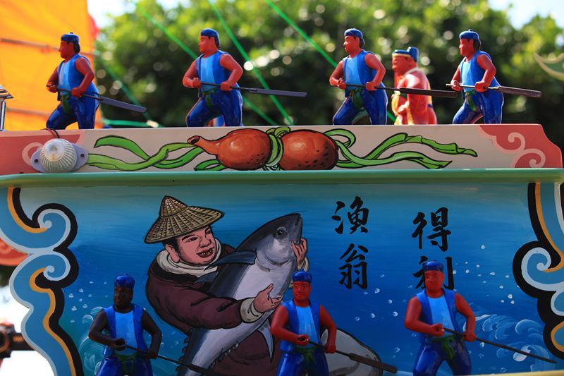 三隆宮王船彩繪