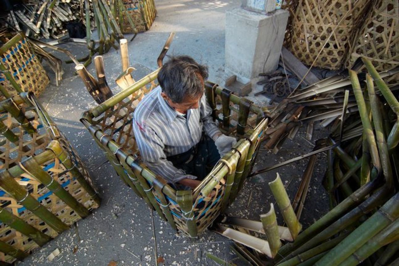 嘉義縣溪口鄉－手工編竹籠