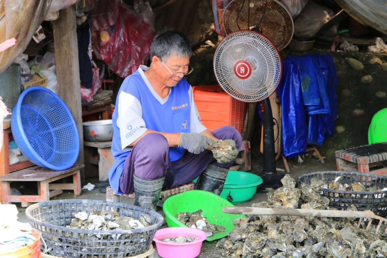 〈蚵男〉圖、文／阿凱　CC│BY-NC-SA