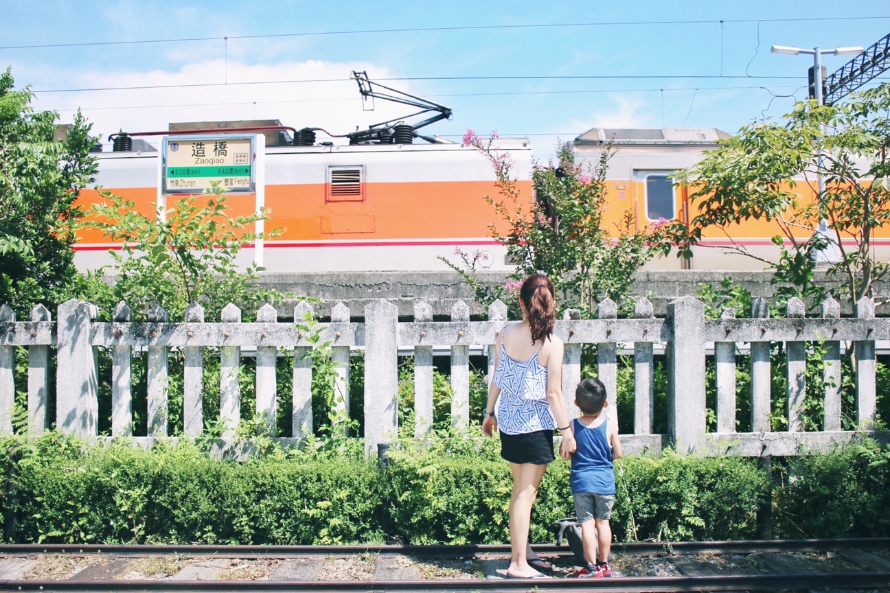 媽媽!火車來了!