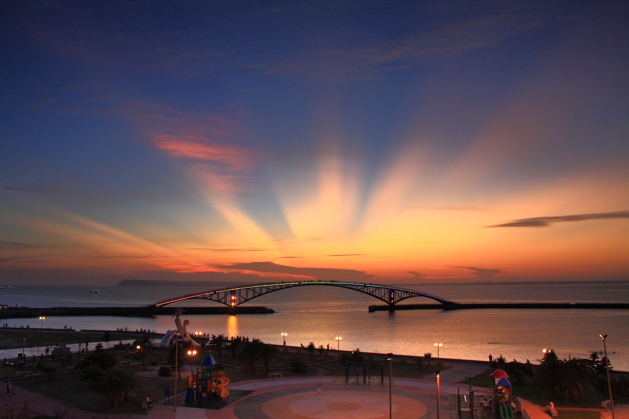 澎湖縣馬公市－虹橋日落