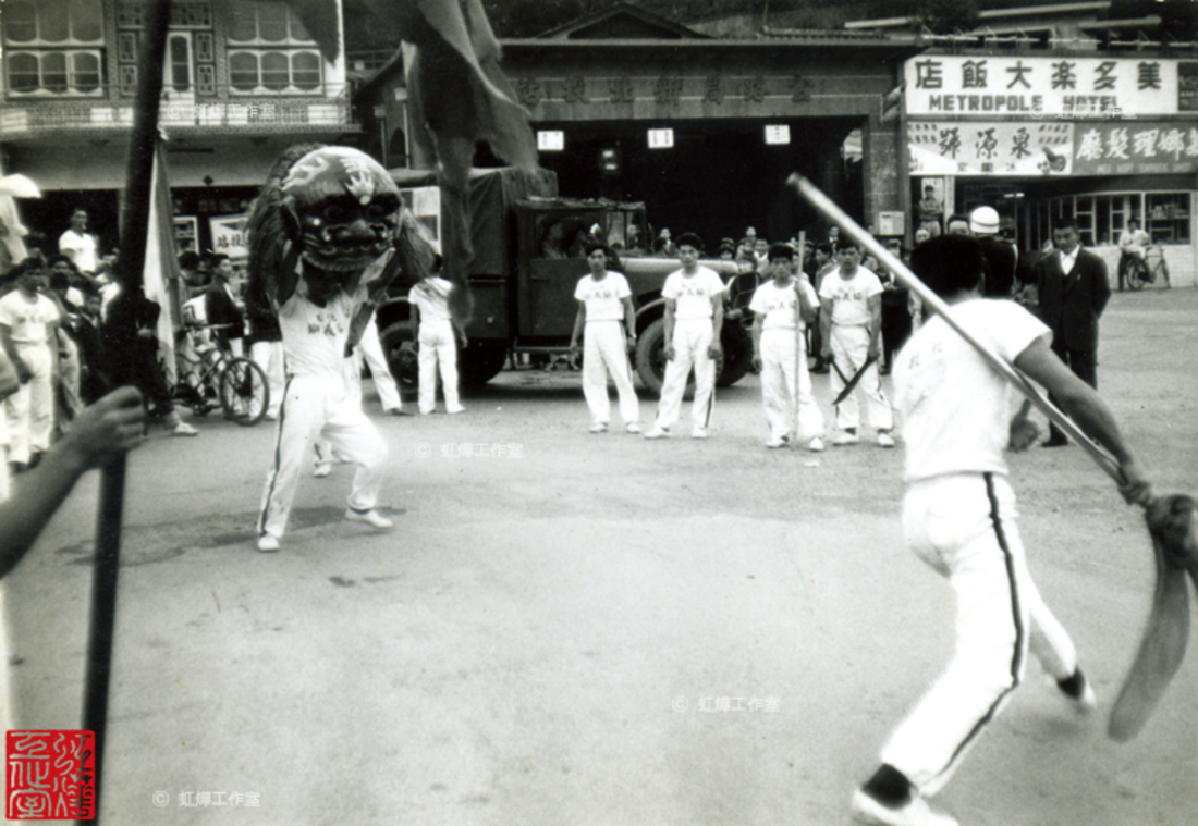 站前舞獅-陳國英提供