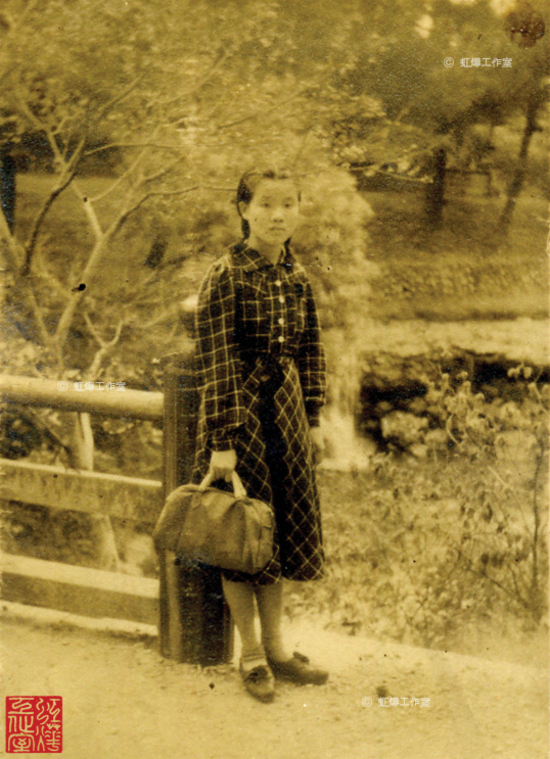 公共浴場前木橋