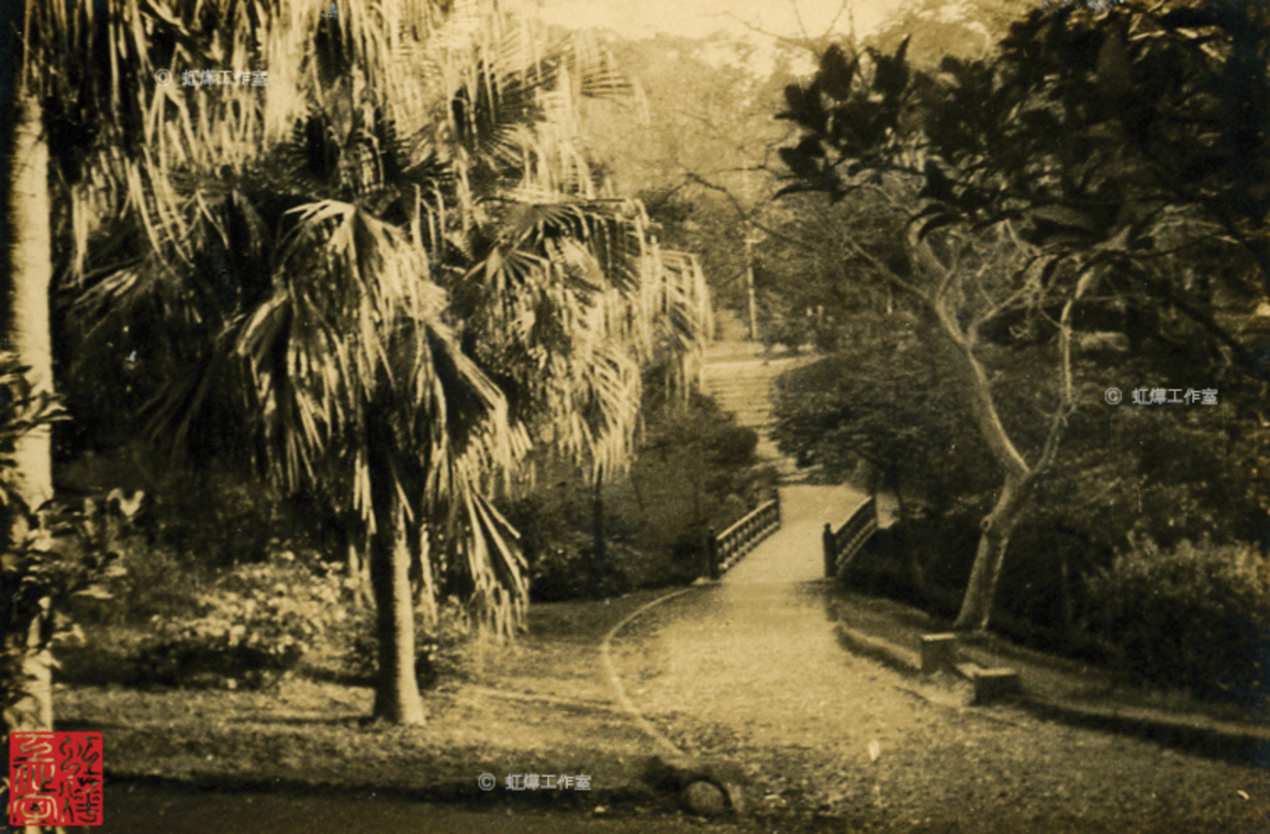 公共浴場前木橋