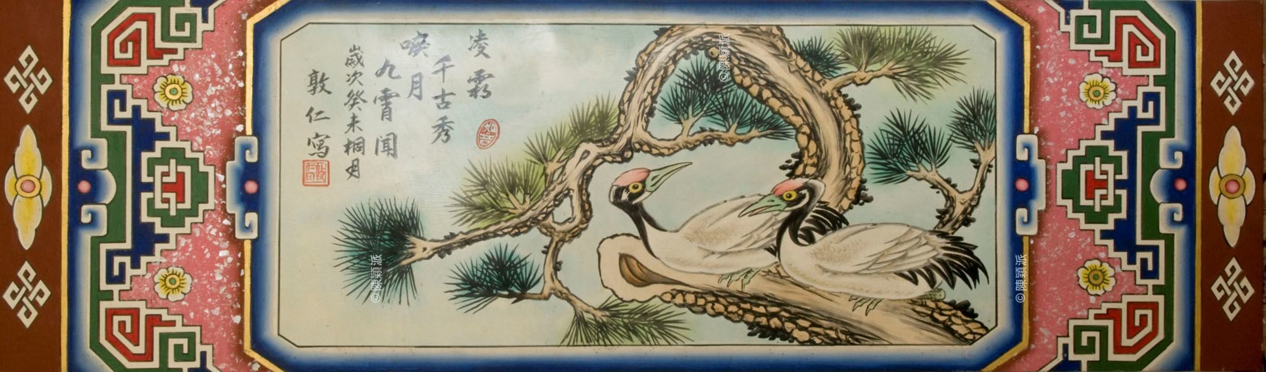 凌霄千古秀，唳月九霄聞