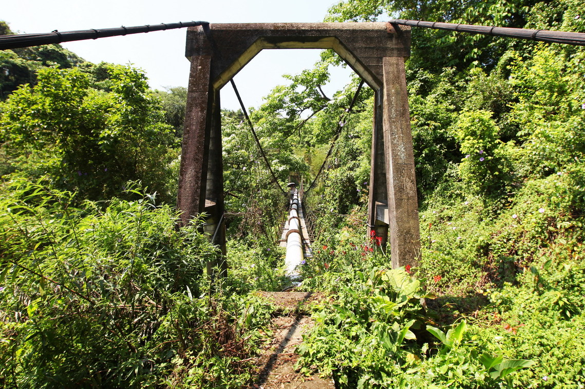 臺中市 白冷圳矮山支線過水吊橋01