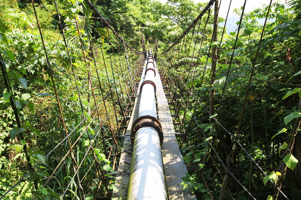 臺中市 白冷圳矮山支線過水吊橋 02