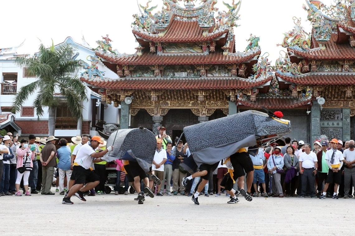 西港刈香h 請媽祖 鹿耳門開基天后宮13新港 天后宮 水牛陣
