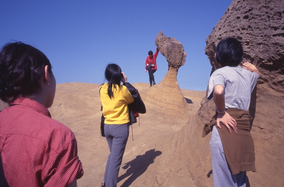 臺灣北海岸野柳死亡期的女王頭 柯金源