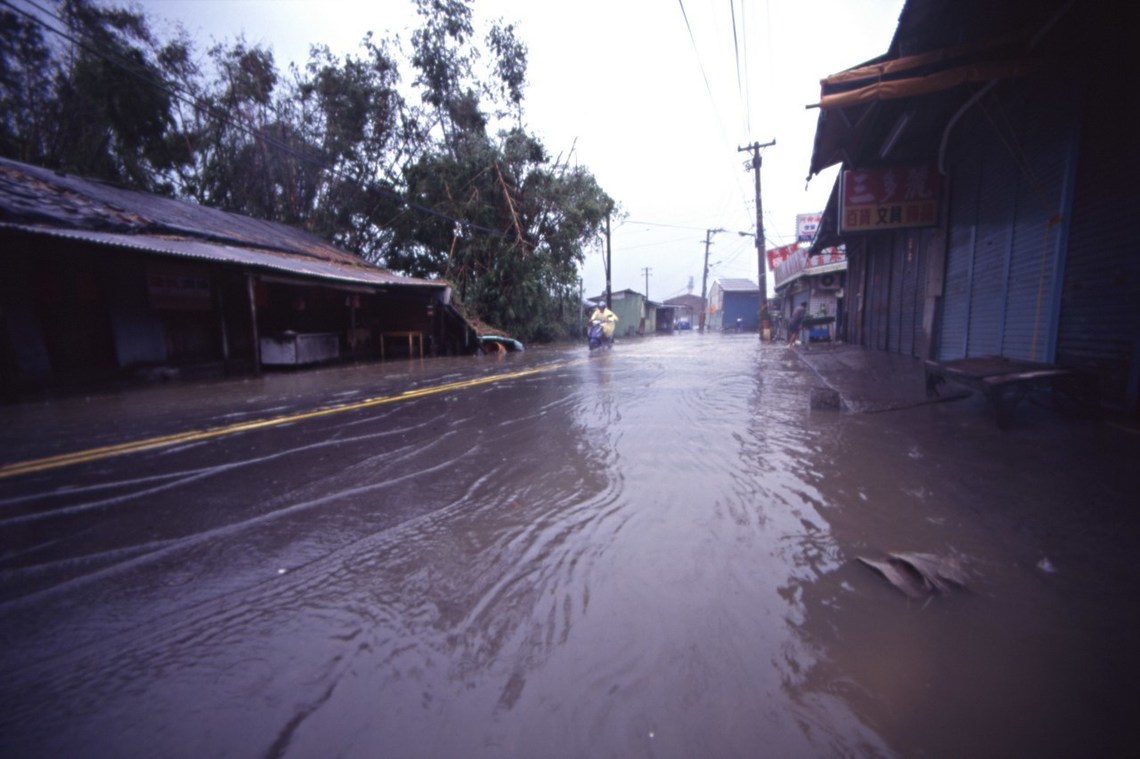 溫妮颱風、社子島水患