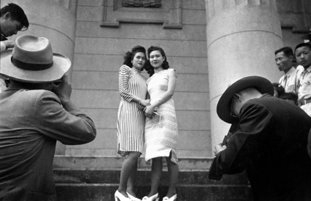 台灣博物館前模特兒