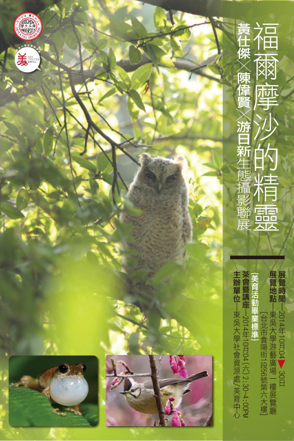 福爾摩沙的精靈：黃仕傑X陳偉賢X游日新 | 生態攝影聯展