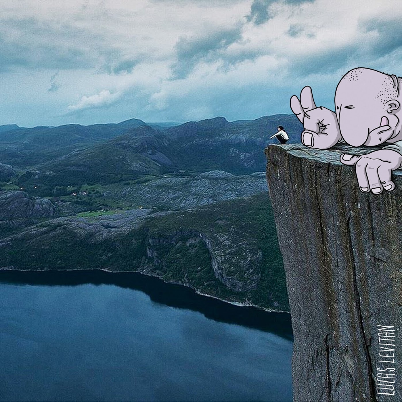 〈「魯卡斯‧李維頓插畫影像展」搞笑插畫入侵〉