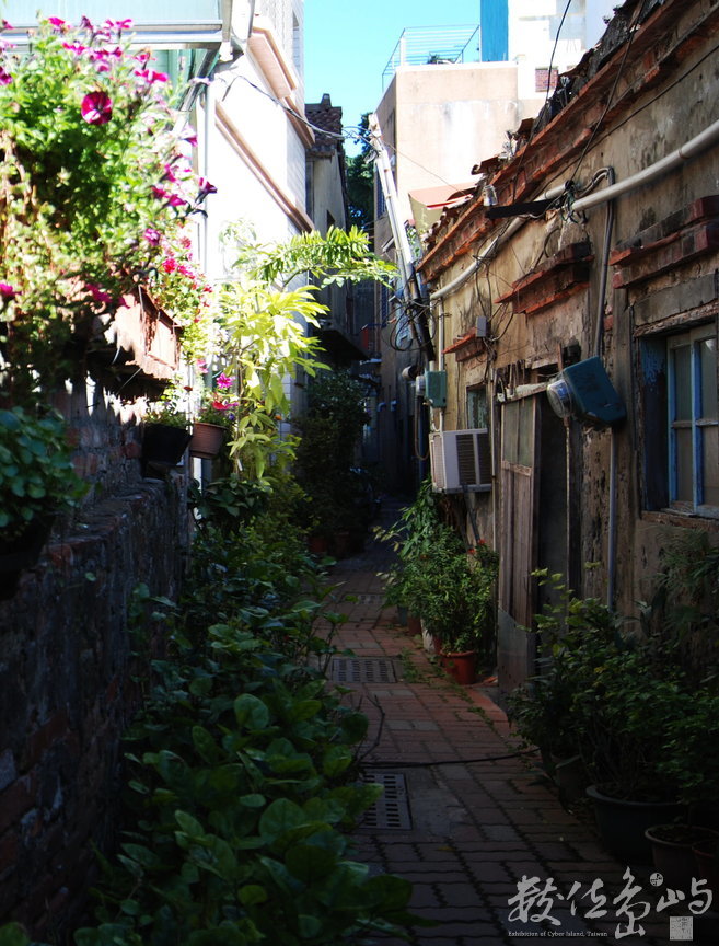 安平老街，後院人家「茉莉巷」。