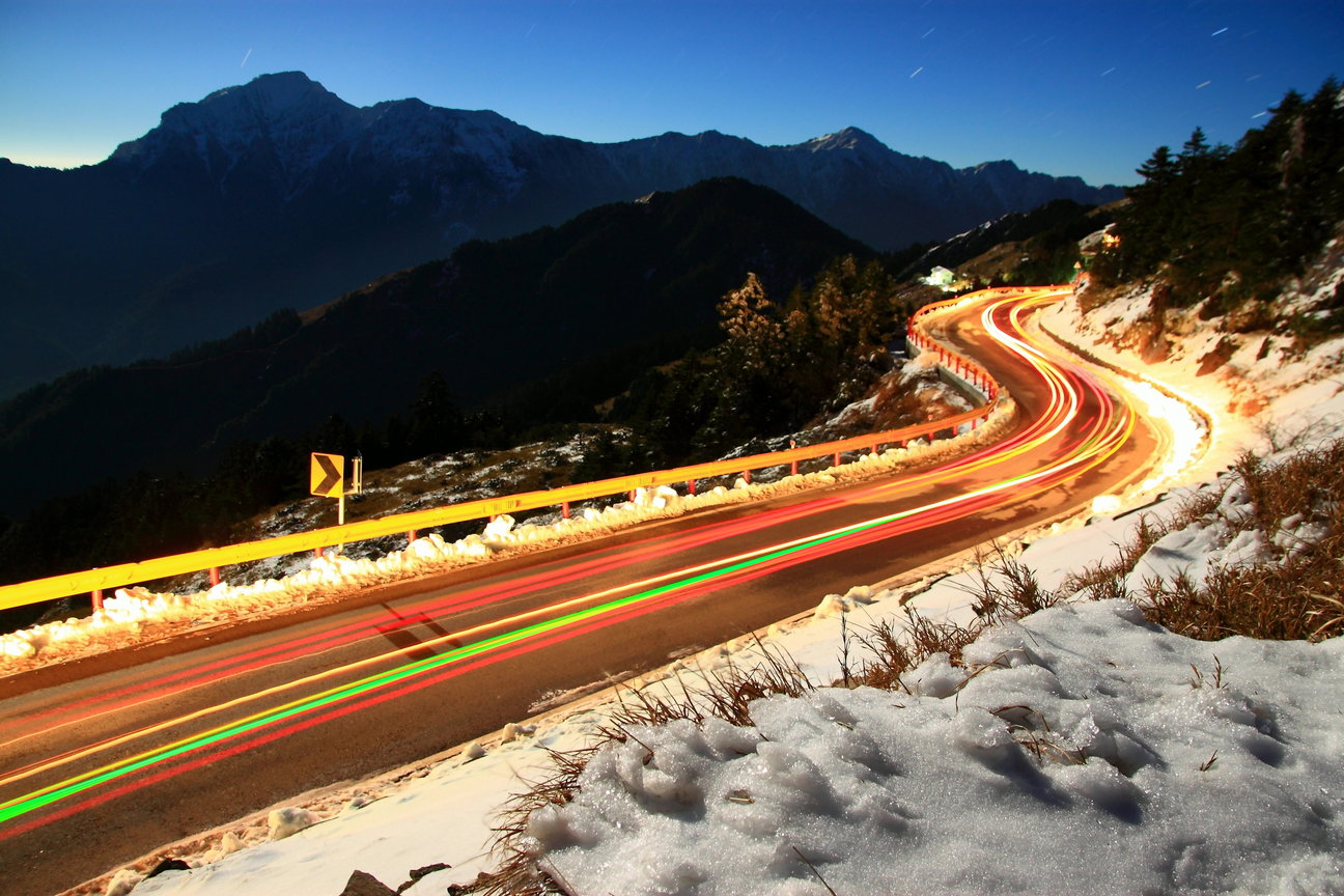 車軌+星軌+雪景