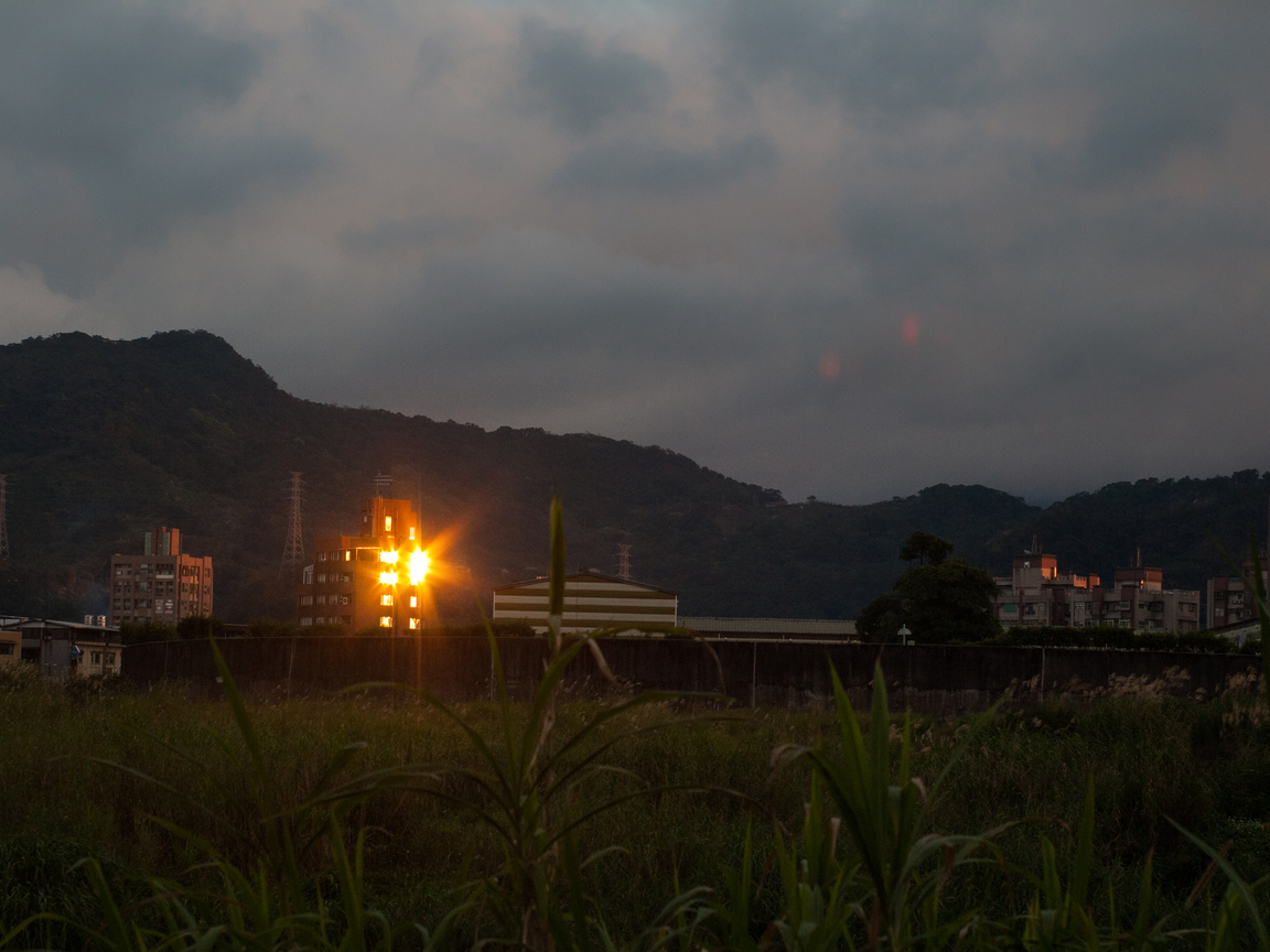 窗中日
