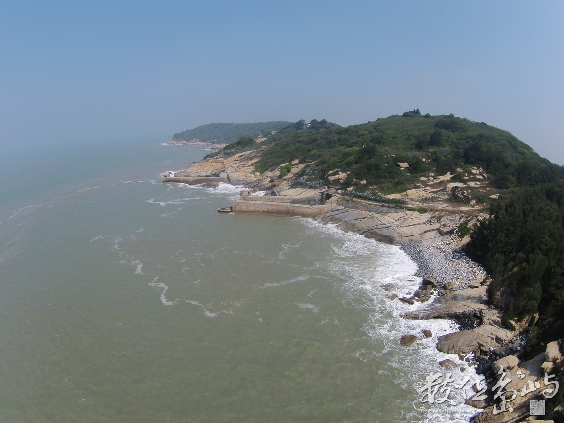 金門天眼部隊 20150713空拍金門翟山坑道後花園