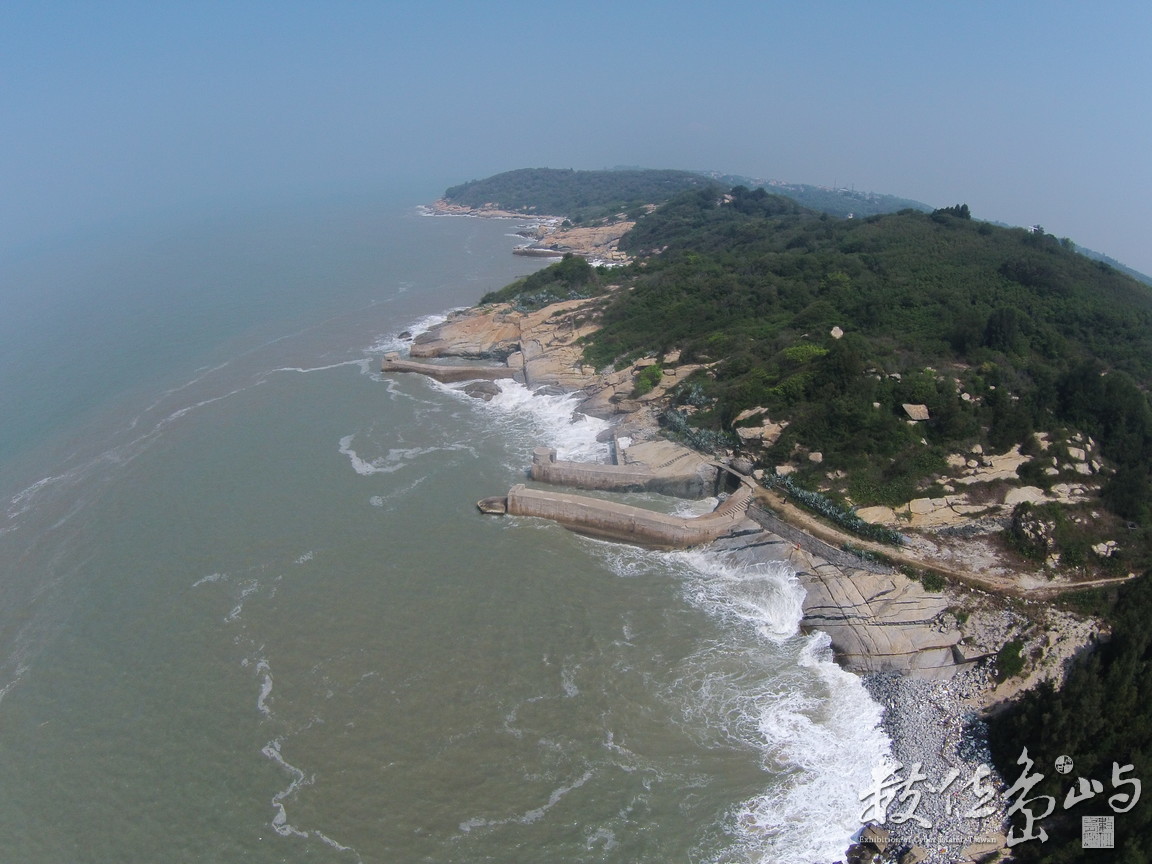 金門天眼部隊 20150713空拍金門翟山坑道後花園