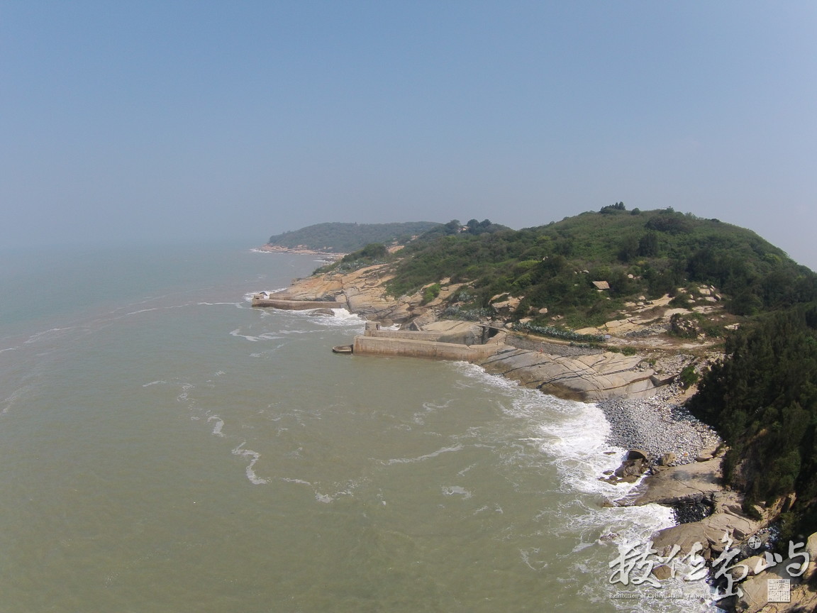 金門天眼部隊 20150713空拍金門翟山坑道後花園