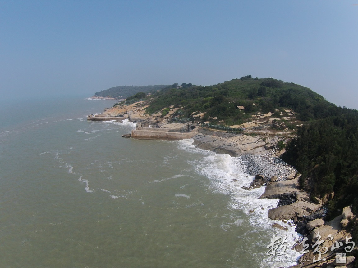 金門天眼部隊 20150713空拍金門翟山坑道後花園