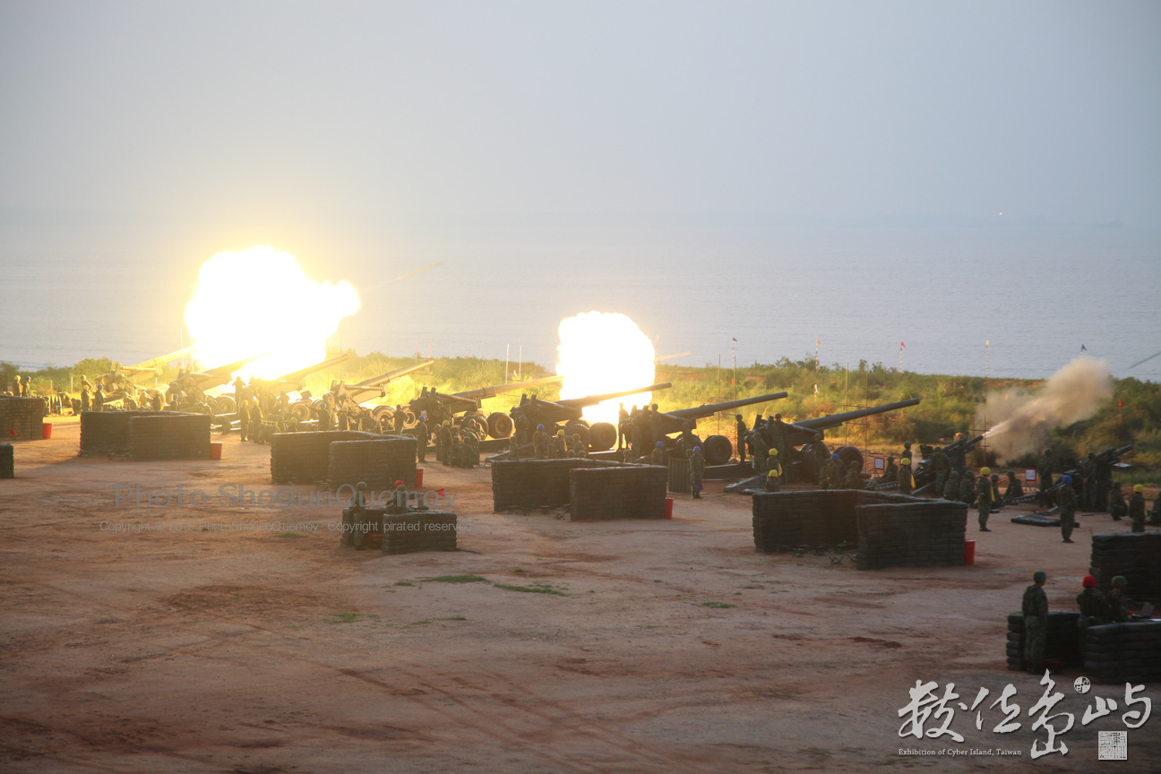 20150908金門聯信操演之火砲射擊