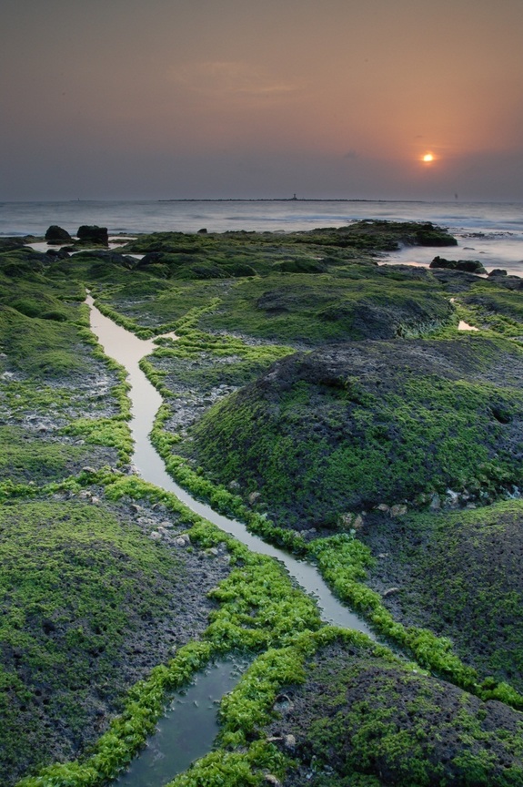 澎湖縣望安鄉-海岸夕景