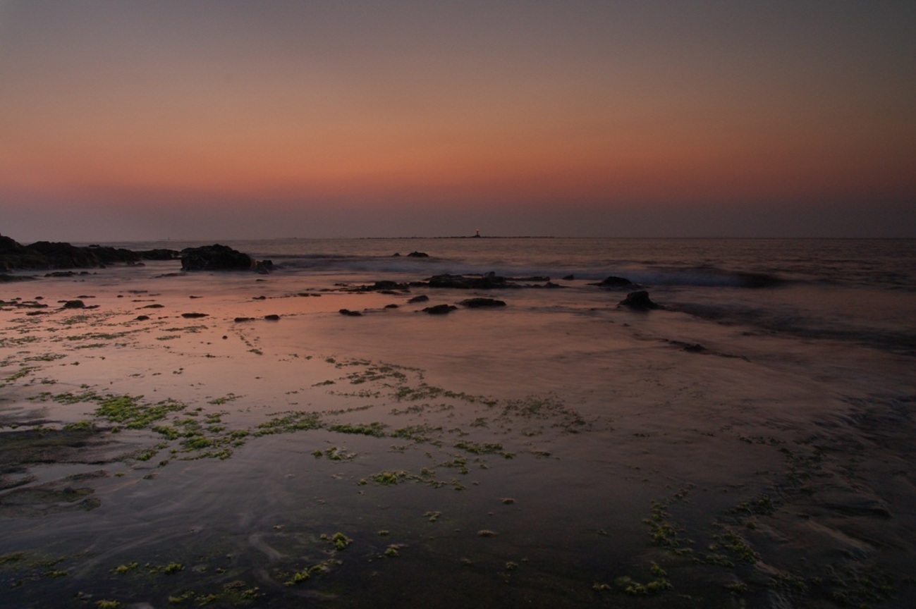 澎湖縣望安鄉-海岸夕景