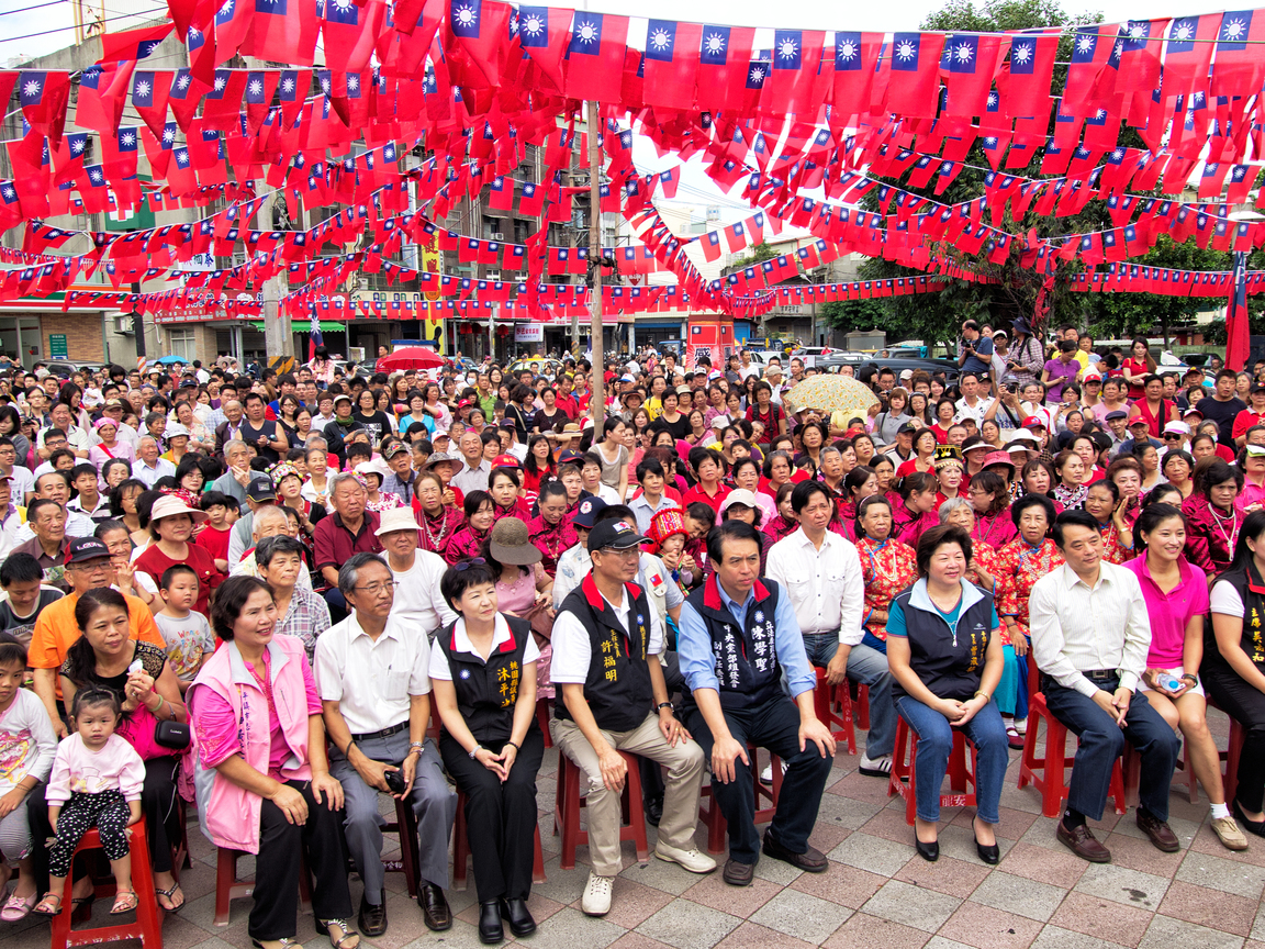 升旗典禮現場之一