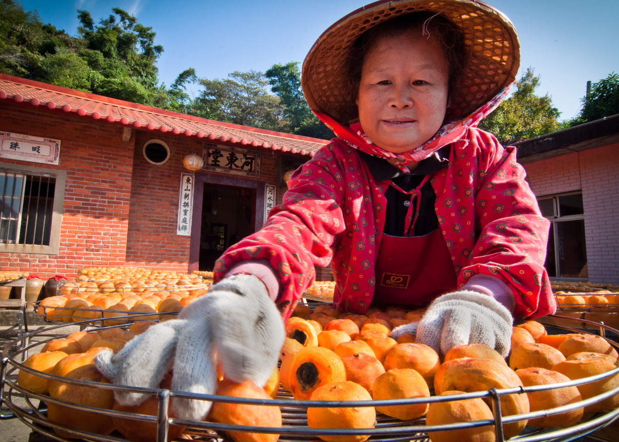 新竹縣北埔--柿餅婆