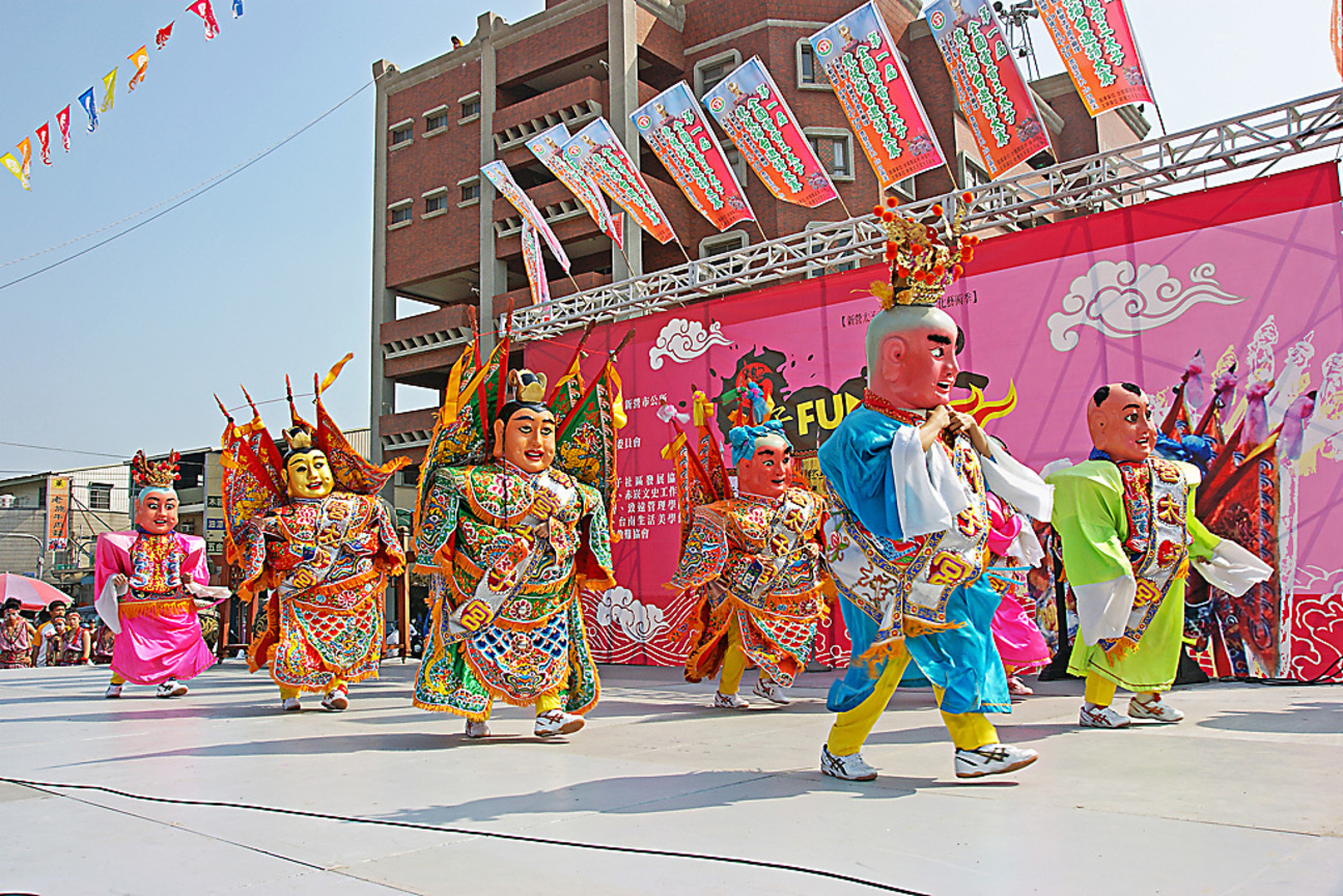 台南市新營區-太子宮三太子比賽