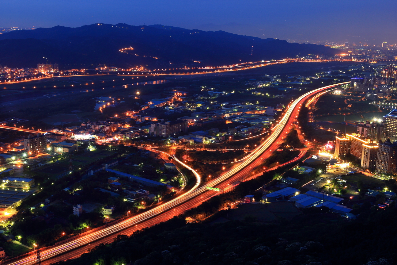 新北市土城區-土城交流道夜景