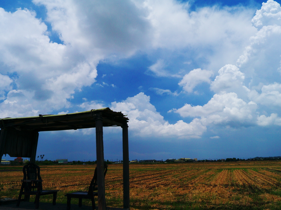 彰化縣大村鄉-田邊的小涼亭