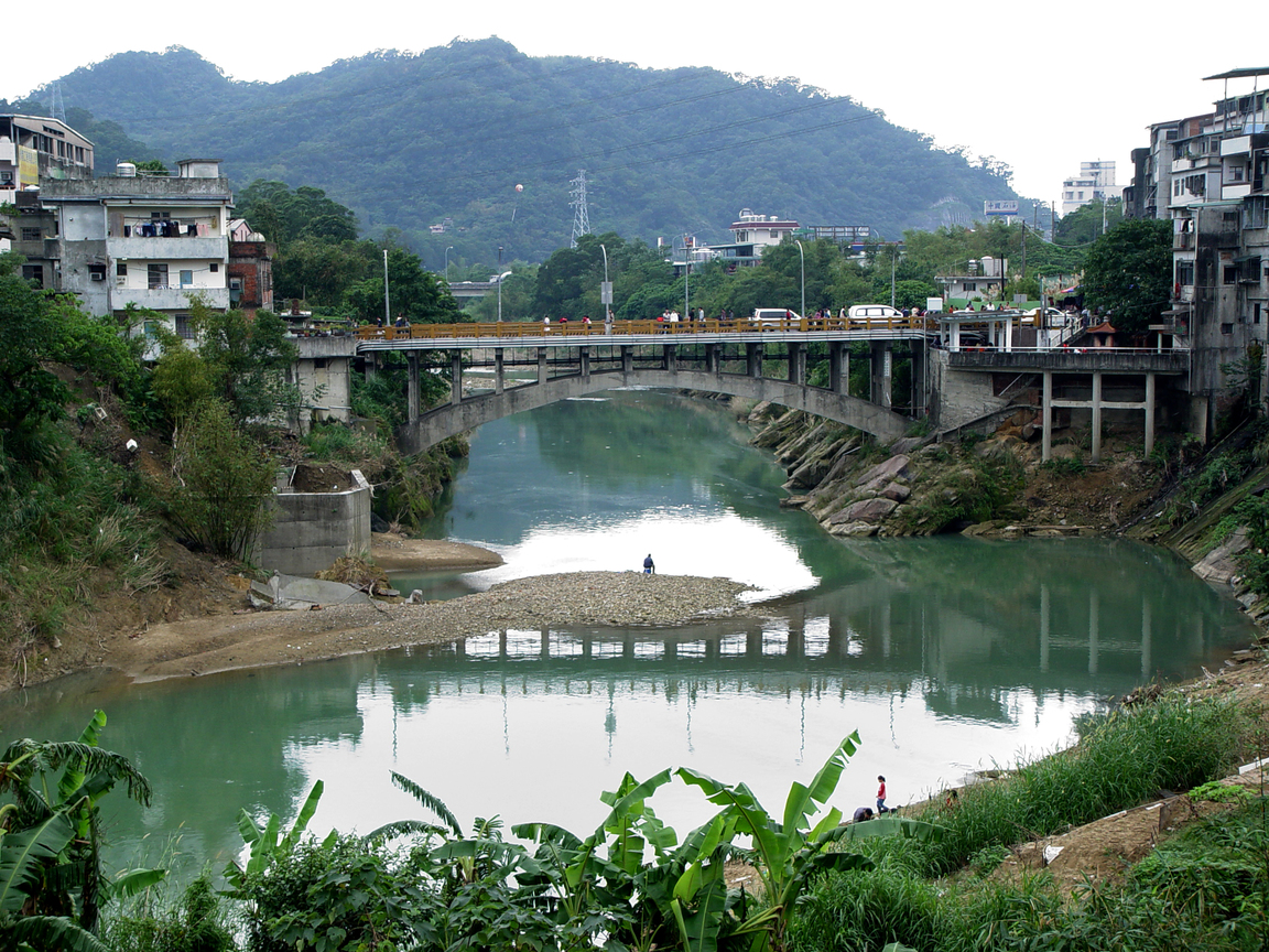 新北市深坑區─深坑老街尾景美溪