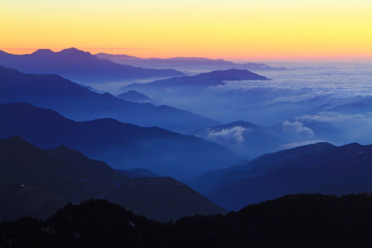 南投縣仁愛鄉-合歡山夕色