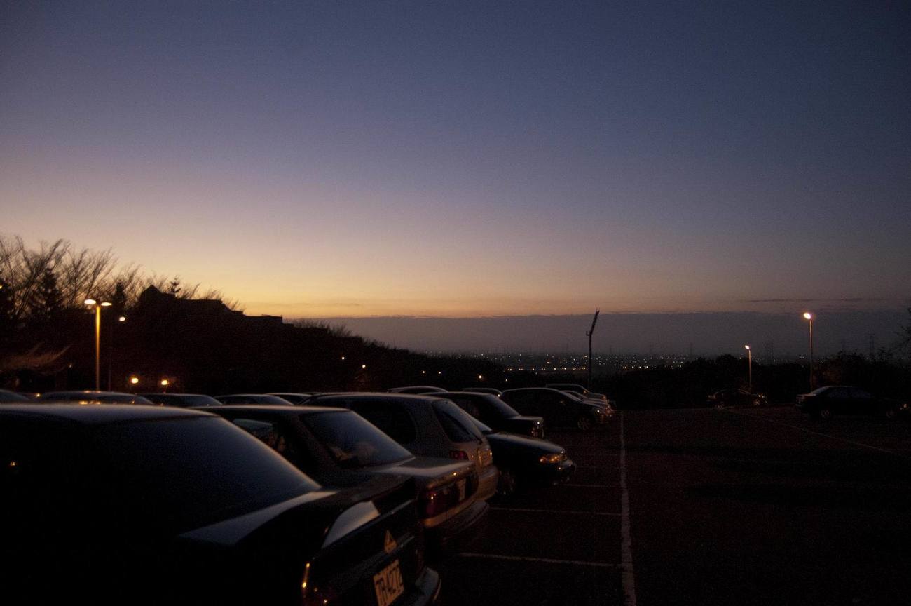 嘉義縣民雄鄉-中正大學晚霞