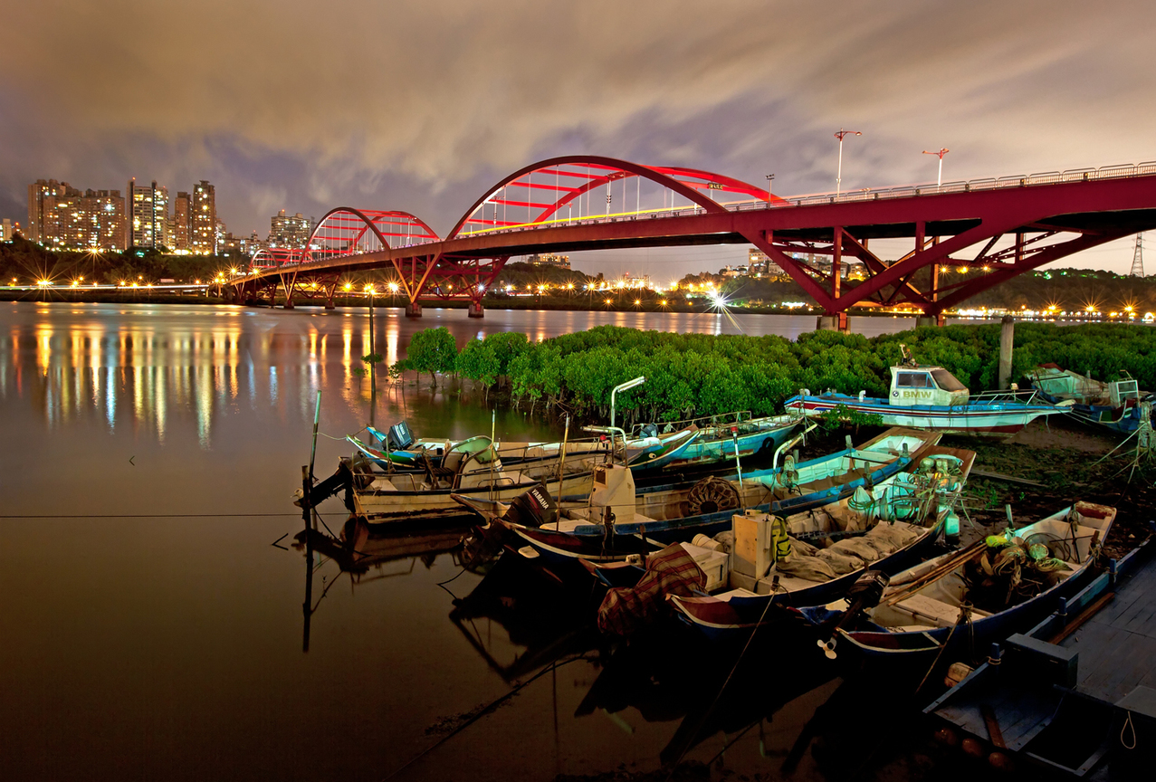 新北市淡水區-關渡大橋