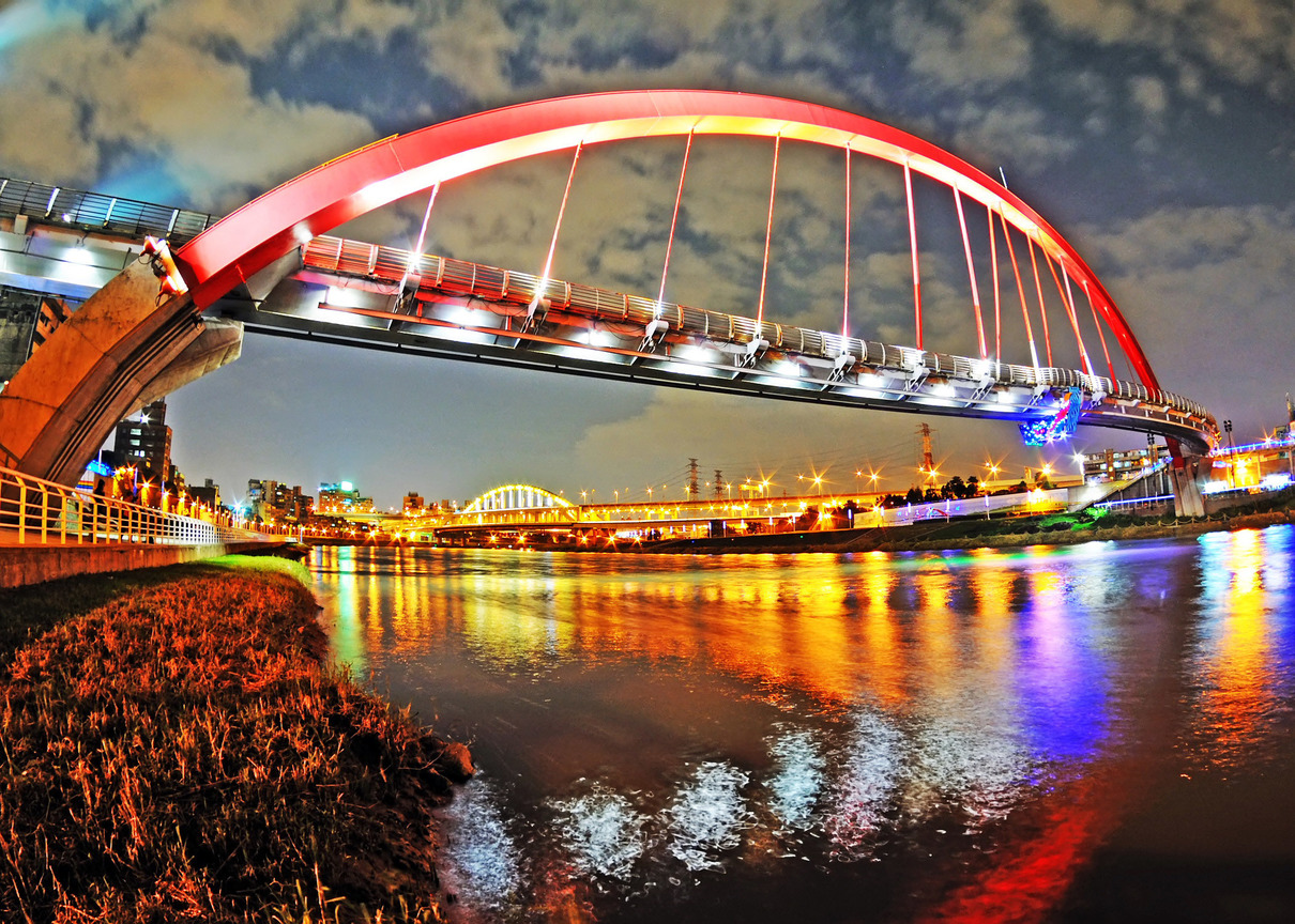 台北市松山區-彩紅橋
