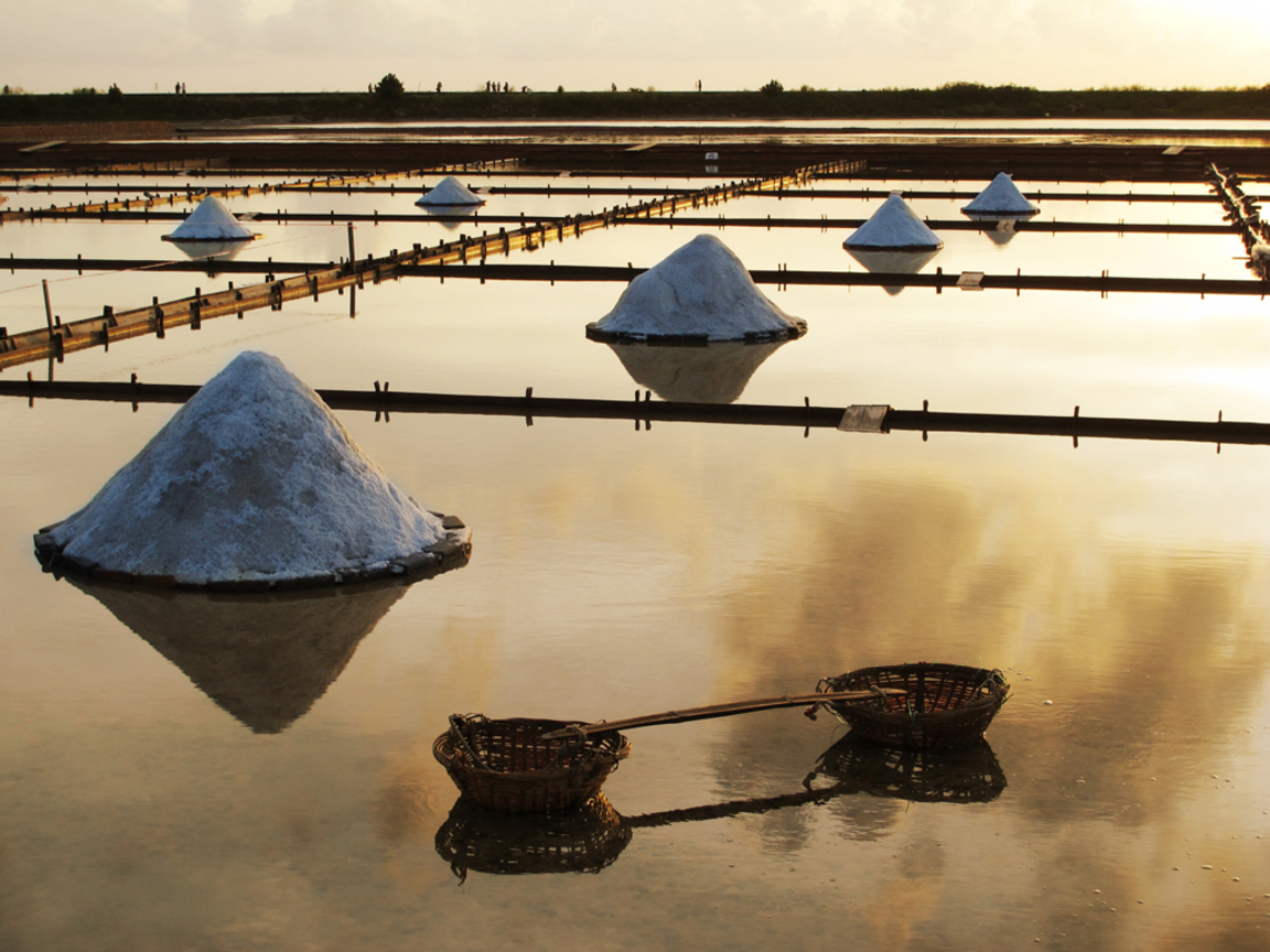 台南市北門區-黃金鹽田
