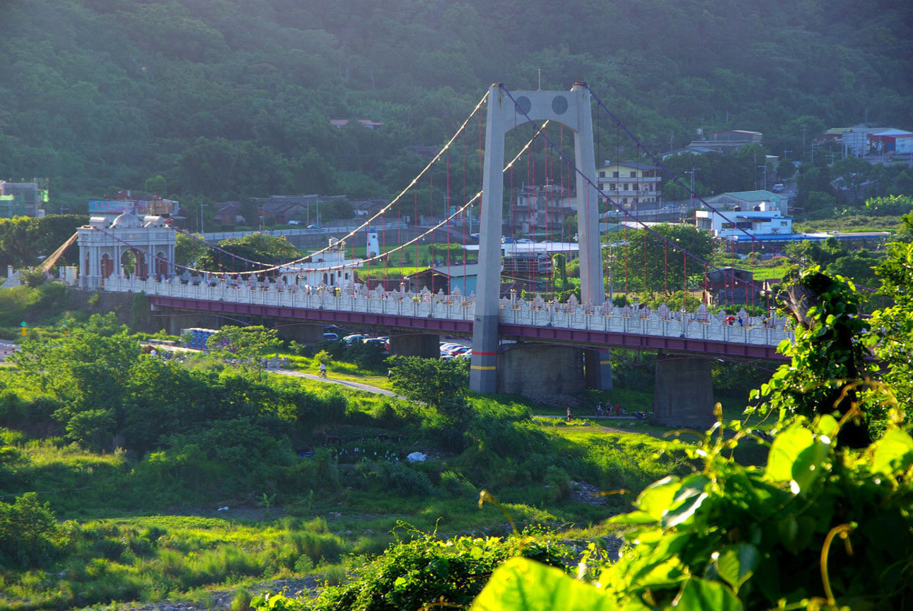 桃園縣大溪鎮─大溪景觀吊橋 