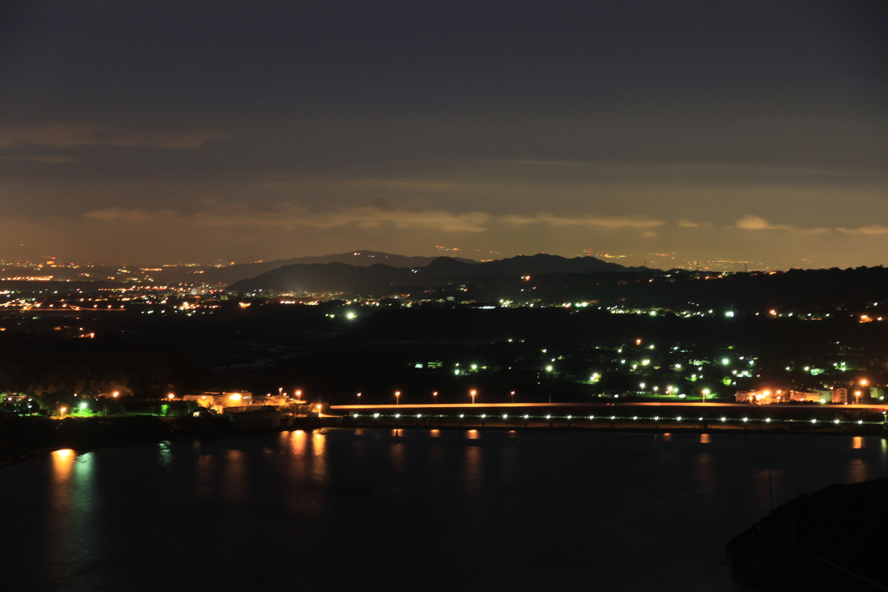 桃園縣龍潭鄉-石門水庫夜