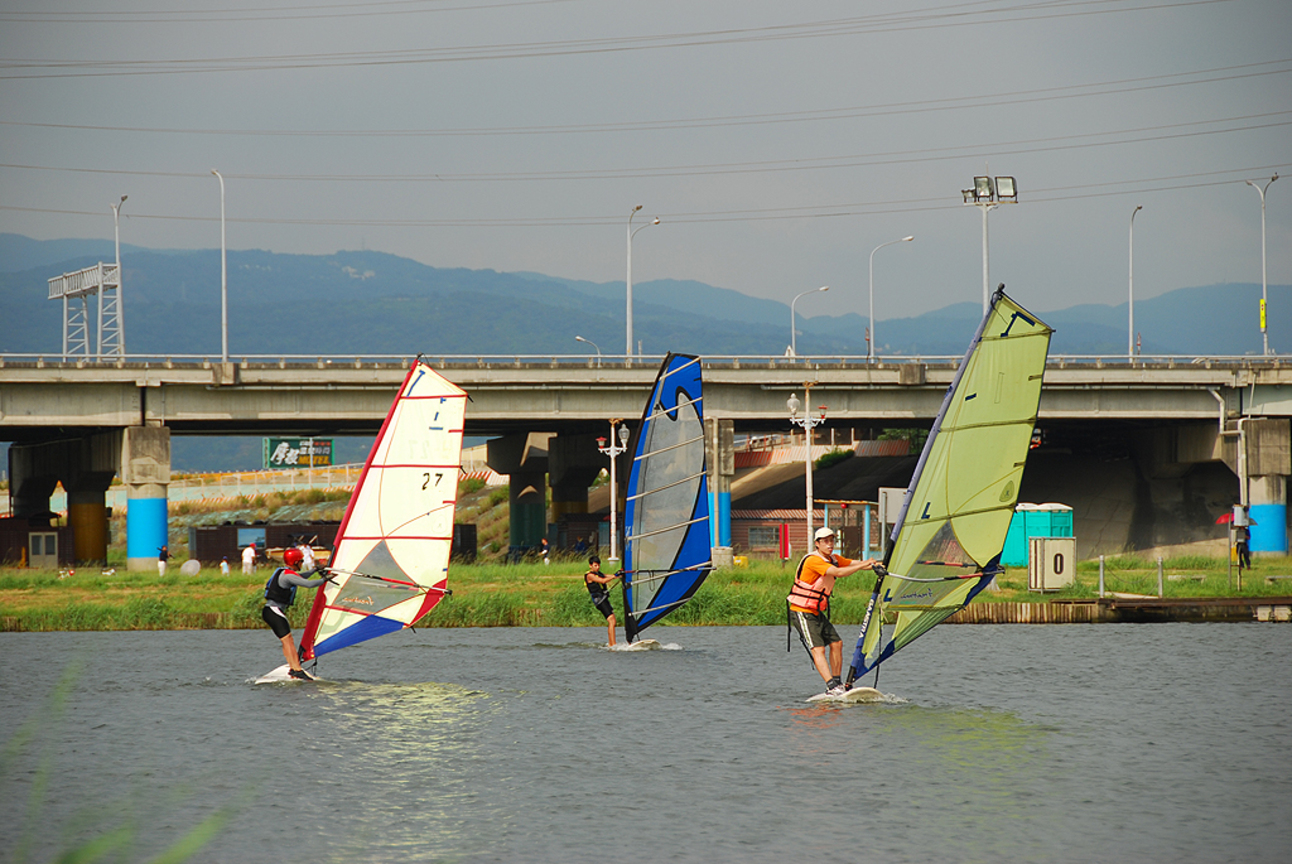 新北市蘆洲區—微風運河捕風
