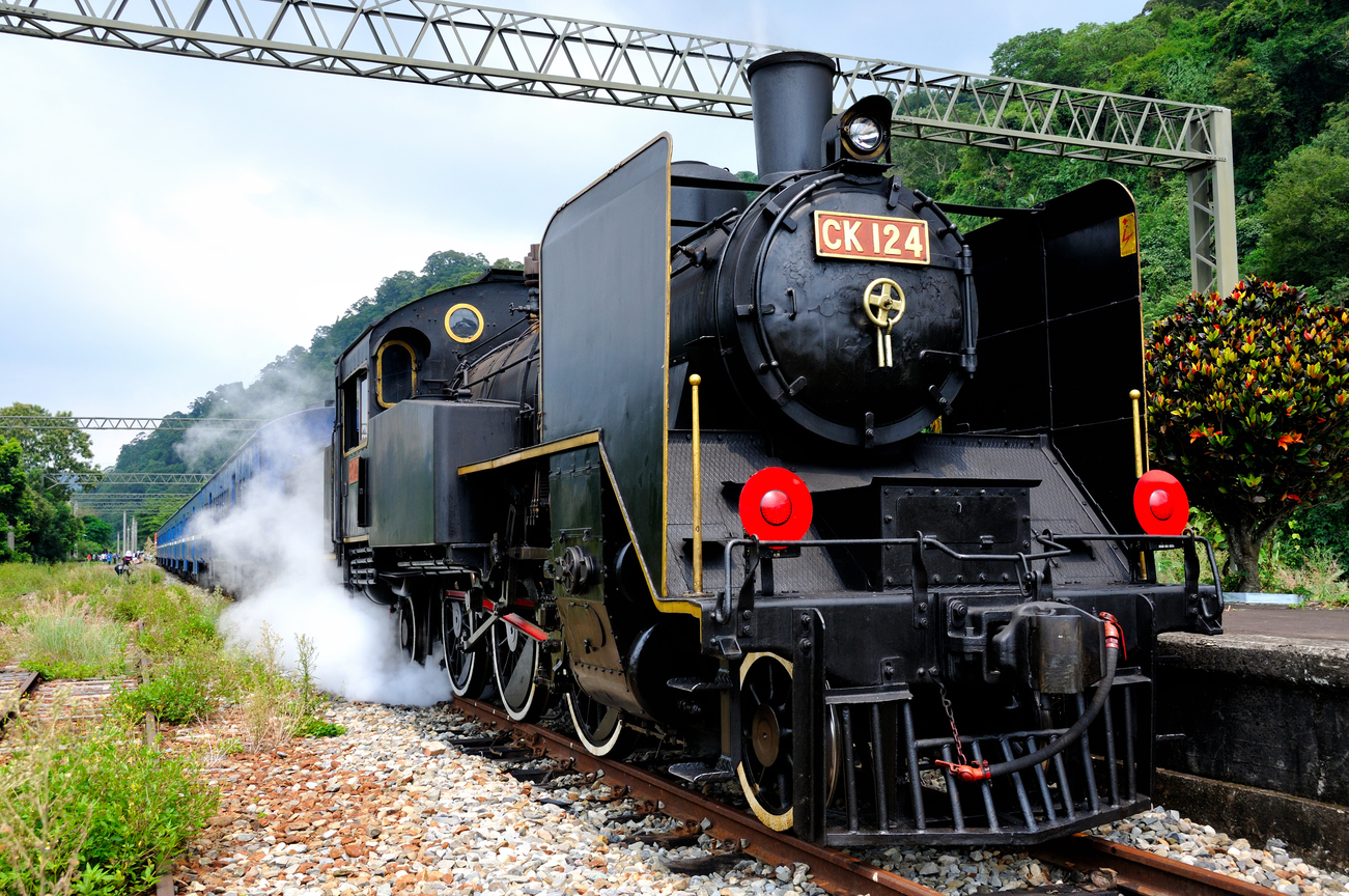 苗栗縣泰安鄉－泰安車站的蒸汽火車