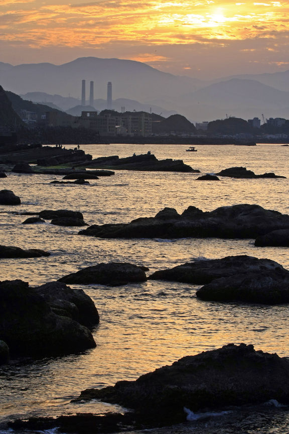 基隆市中正區-潮境公園夕照
