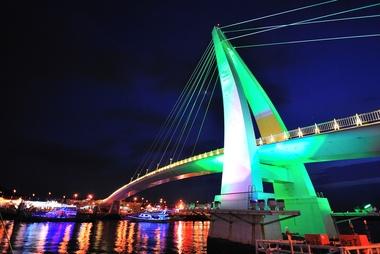 新北市淡水區-漁人碼頭夜景