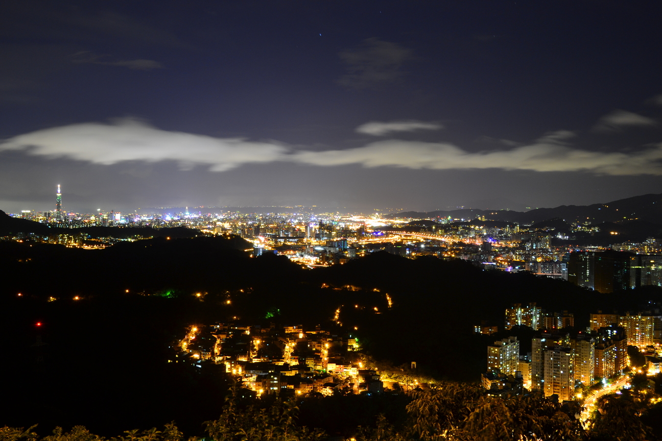 大尖山夜景