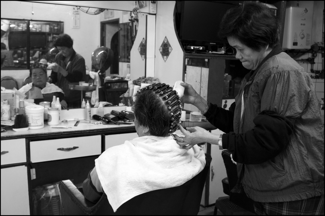 老理容院的老師傅